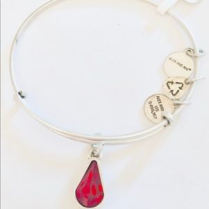 Alex & Ani Red Crystal Bracelet